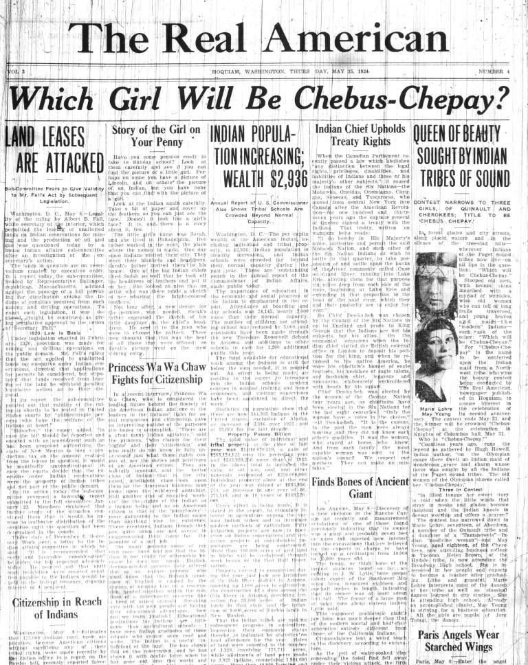 The Real American: “A National Paper for Indians and their Friends ...